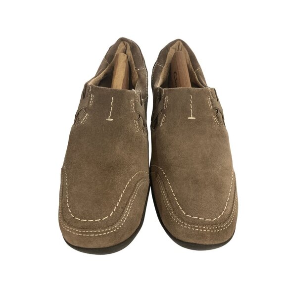 Naturalizer Prench Women's  Size 7.5 tan Suede Slip-On Loafers  Shoes - Picture 2 of 8